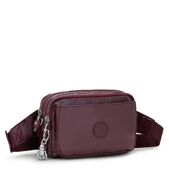 Sacs Kipling Abanu Multi Metallic Convertible Crossbody Bag Bordeaux | FR 1177JP